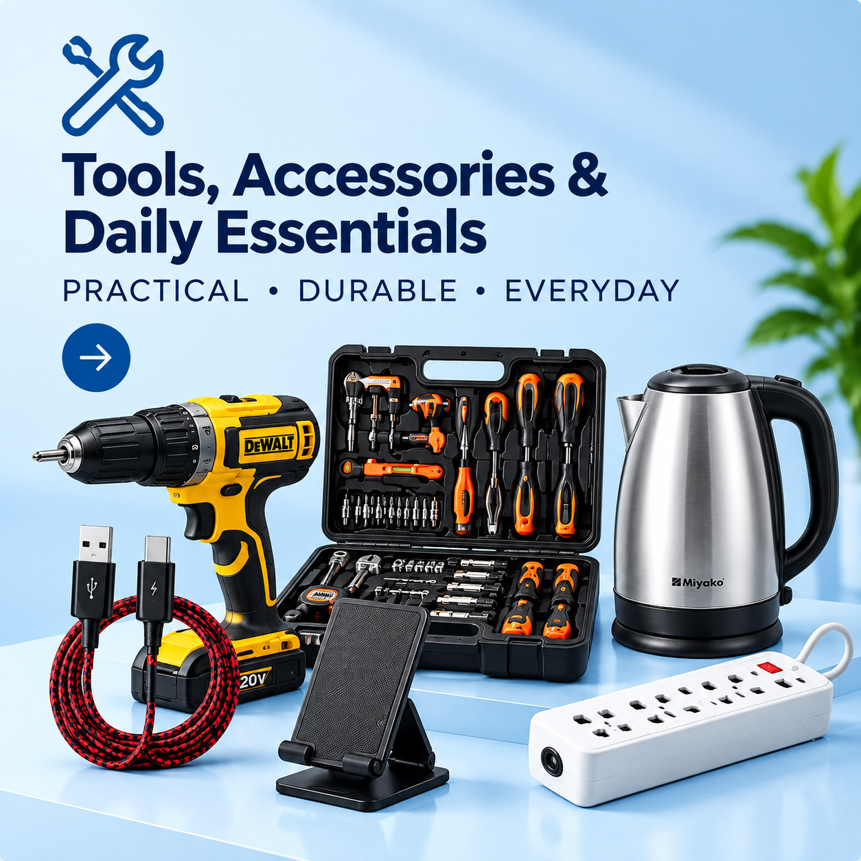 Tools, Accessories & Daily Essentials
