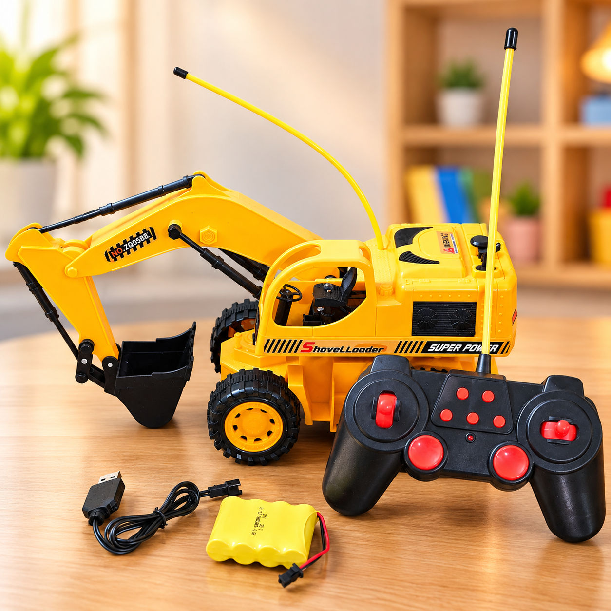 Rechargeable and remote control excavator with gift 🎁_img_0