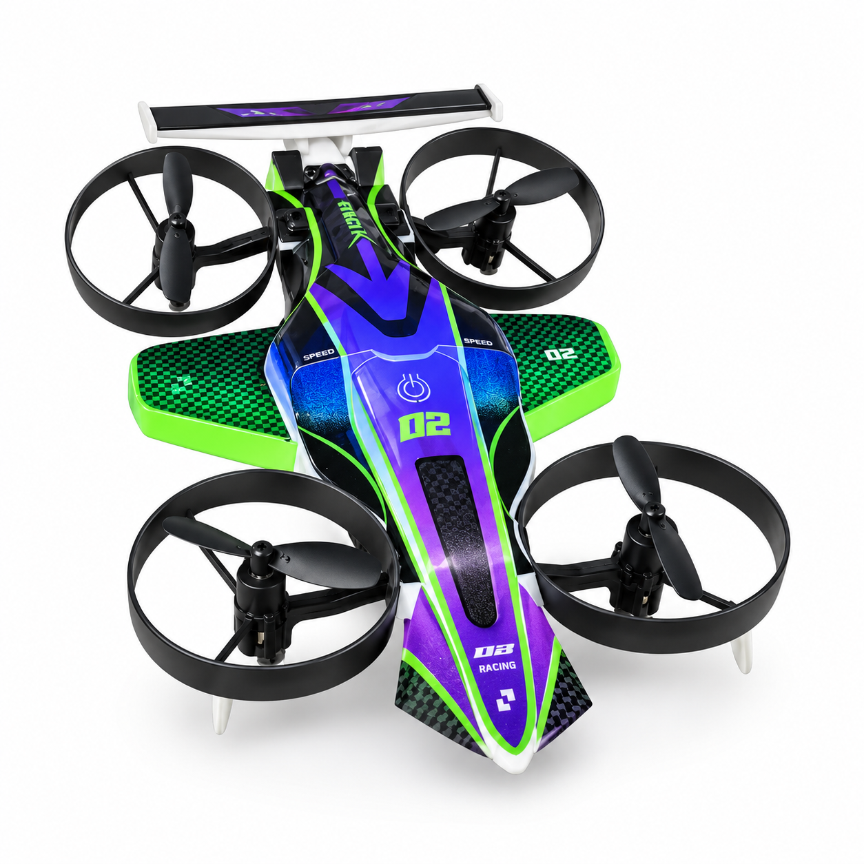 2 in 1 flying car with fighter jet_img_2