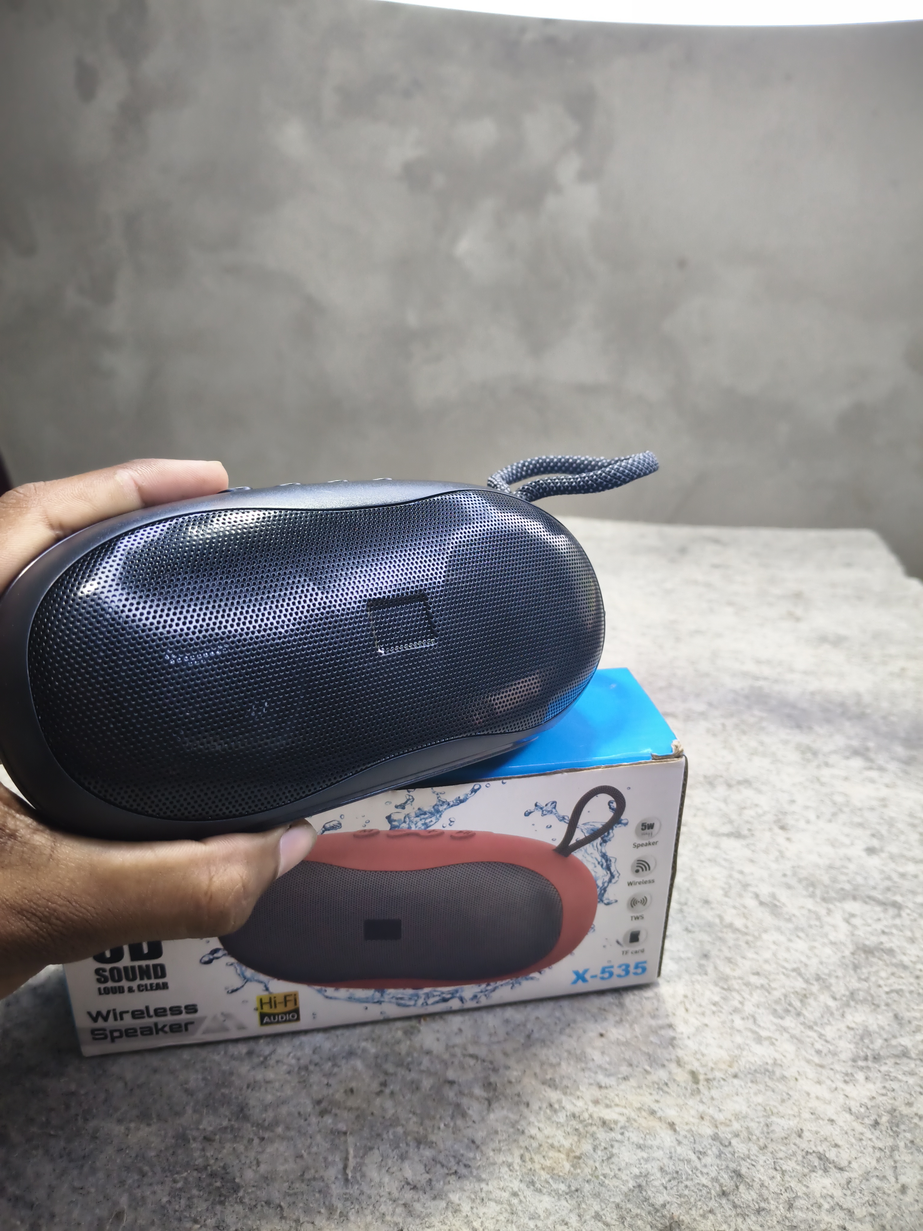 X-535 Bluetooth, USB, TF Card & FM Radio Supported 3D HiFi Audio Wireless Speaker_img_2