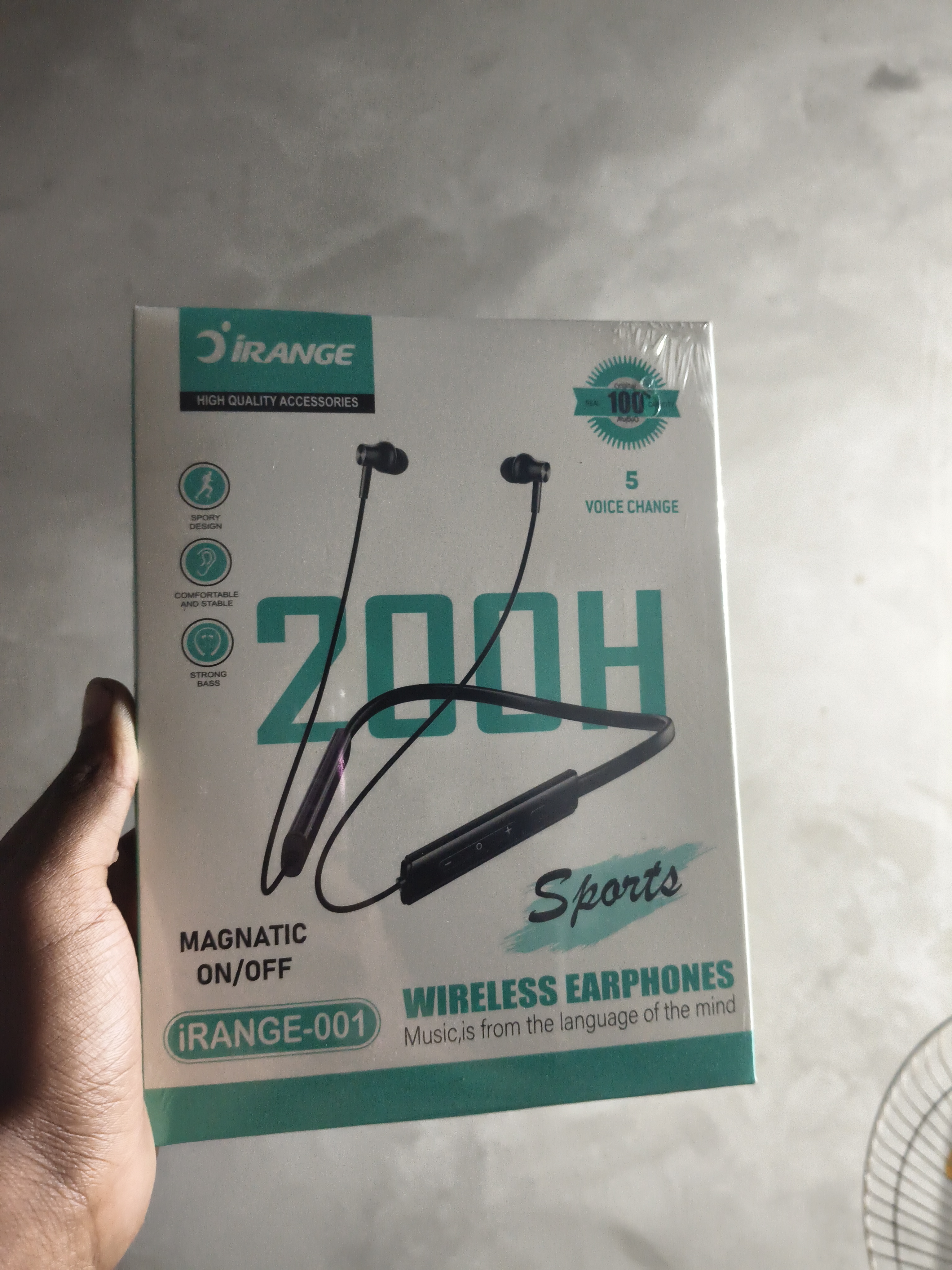 Irange-001 wlrelrss earphones