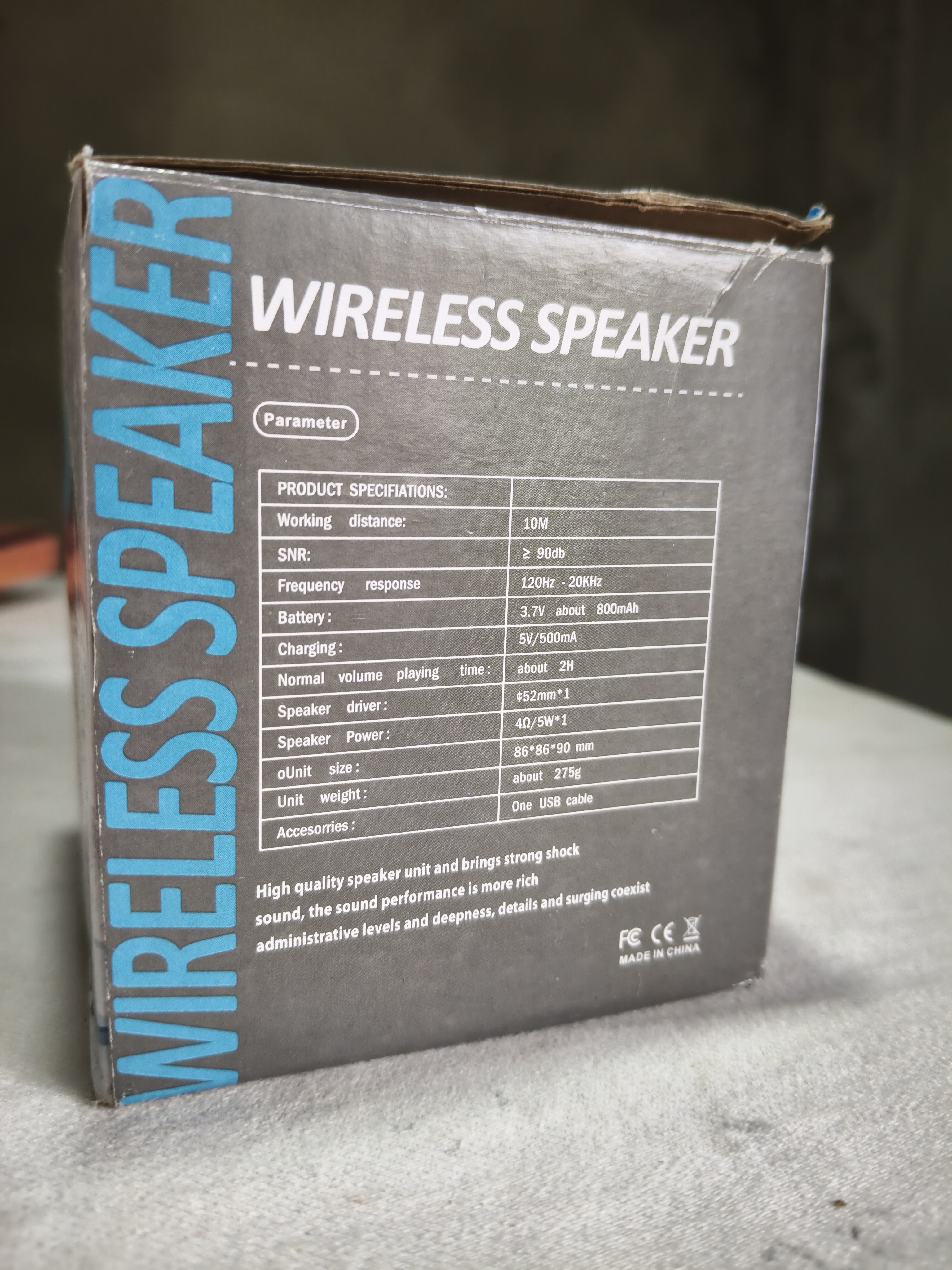 SH-309 Wireless Bluetooth Speaker Colorful RGB Night Light Outdoor Convenient Fabric Small Subwoofer Mini Speaker_img_2