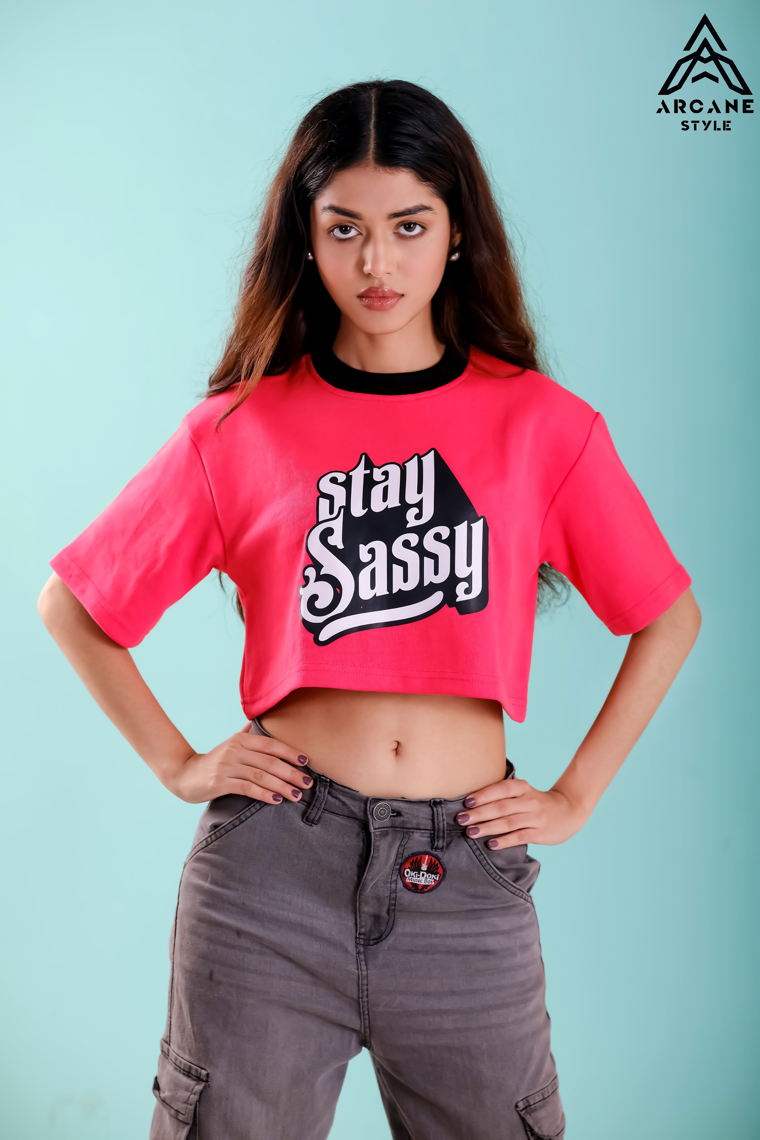 Baggy Crop Tees (Strawberry Red)_img_1