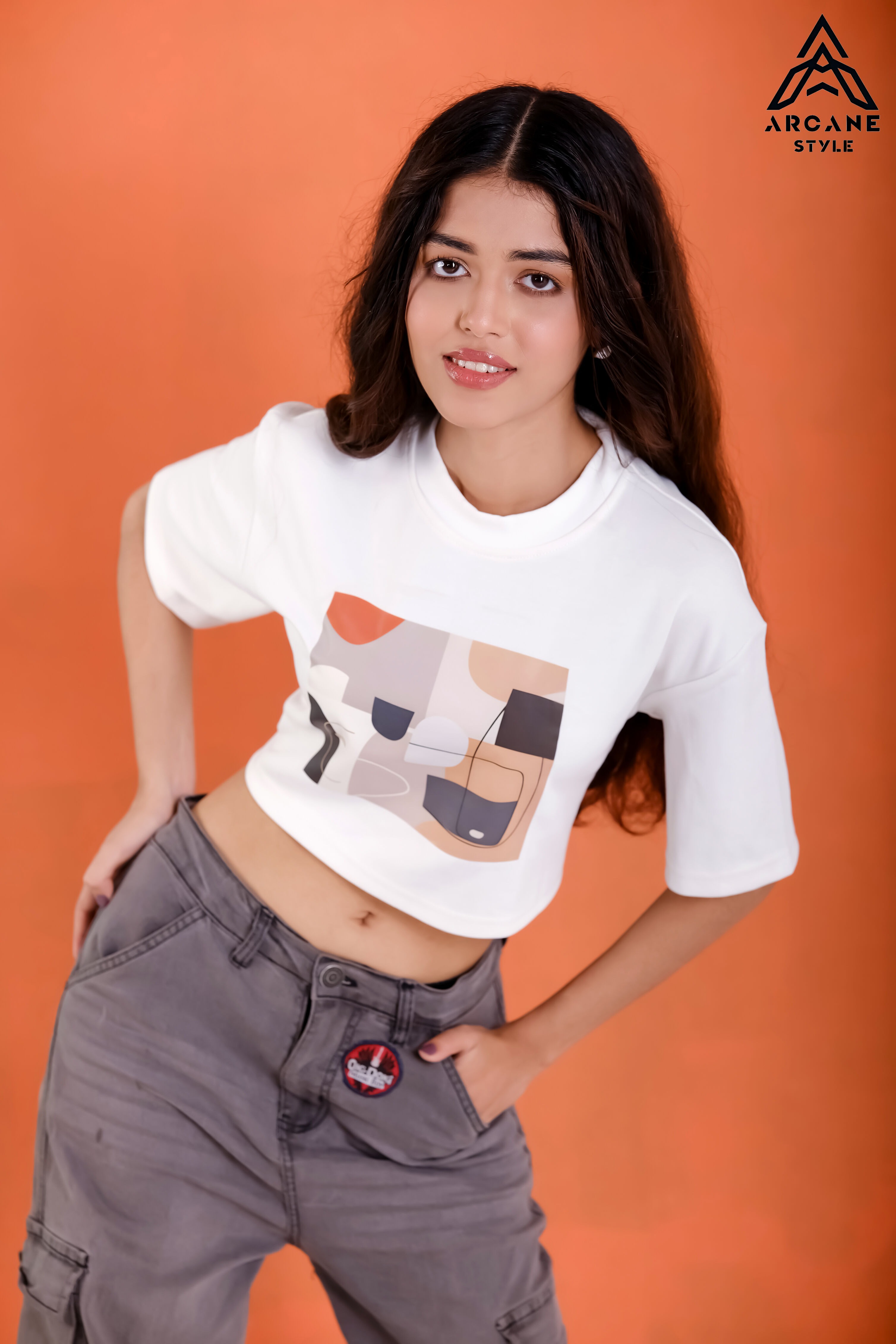 Baggy Crop Tees (Classy Off White)_img_1