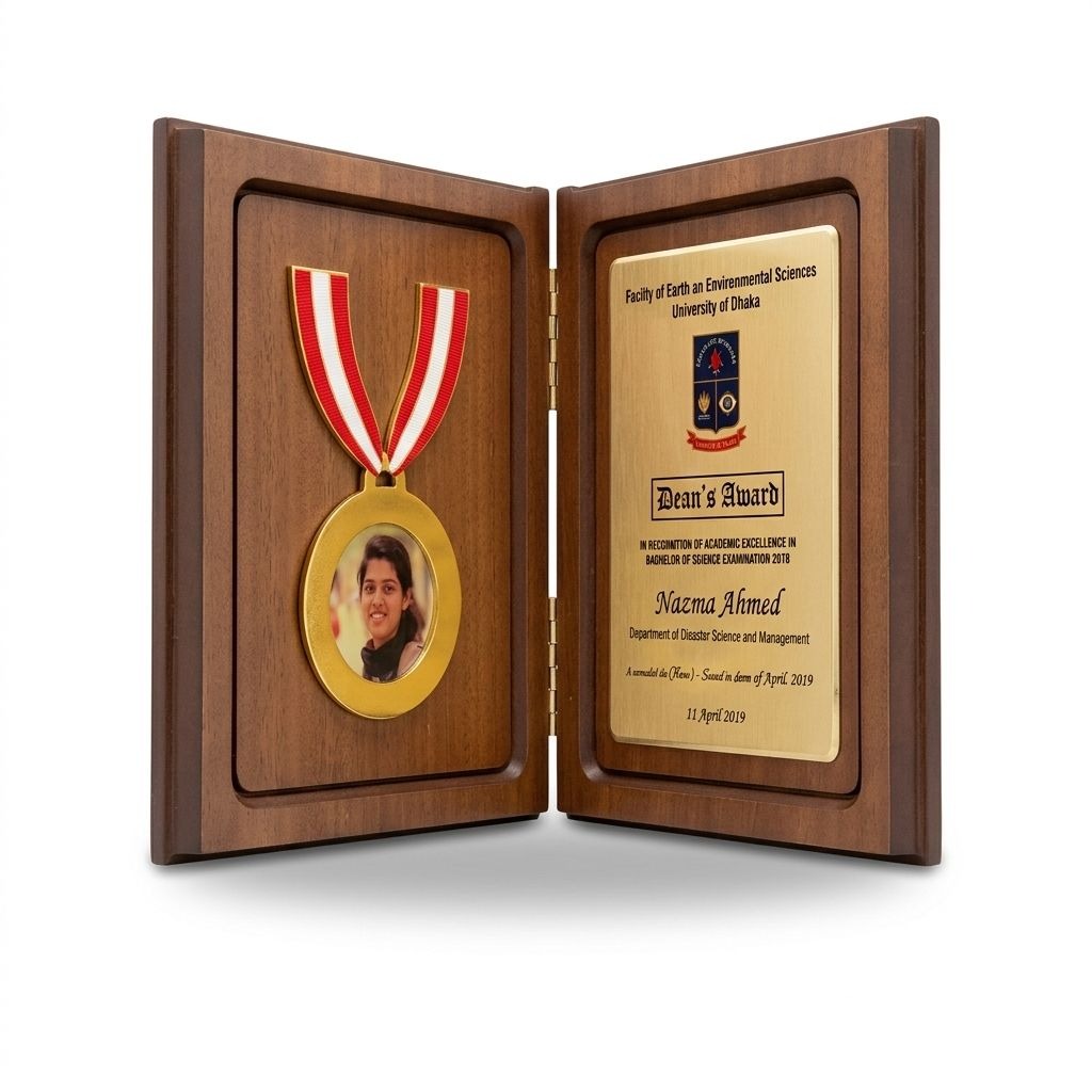 Wooden Box Crest - Model - D16