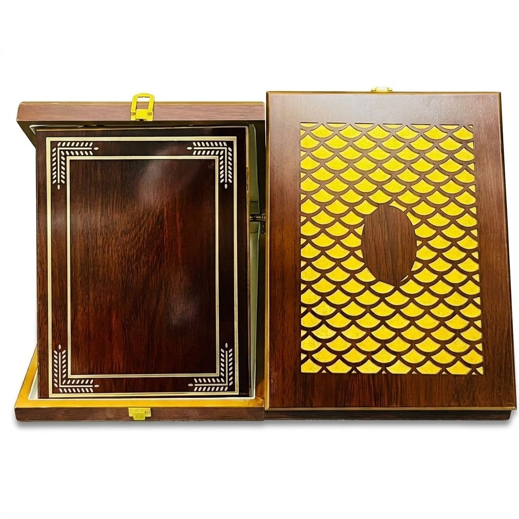 Wooden Laser Box Crest - Model thumbnail 7