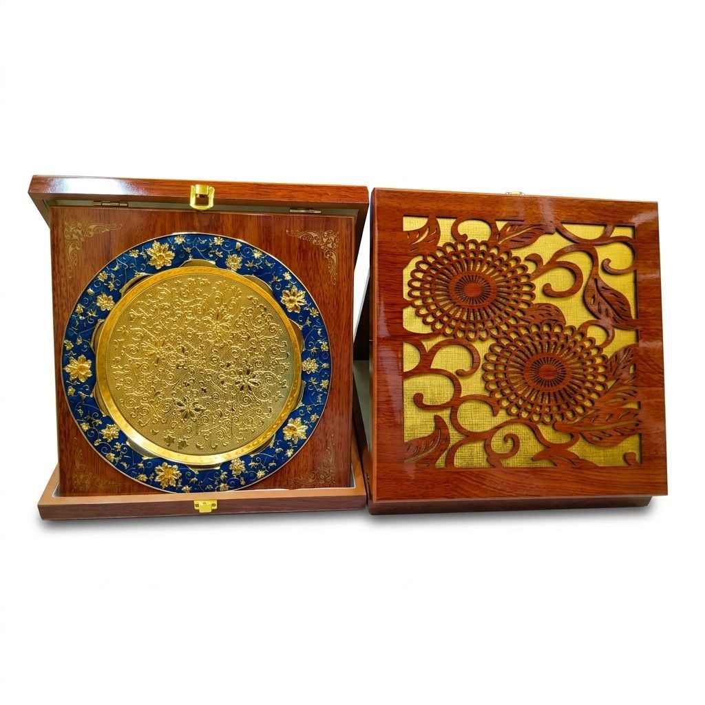 Wooden Box Crest - Model - D16