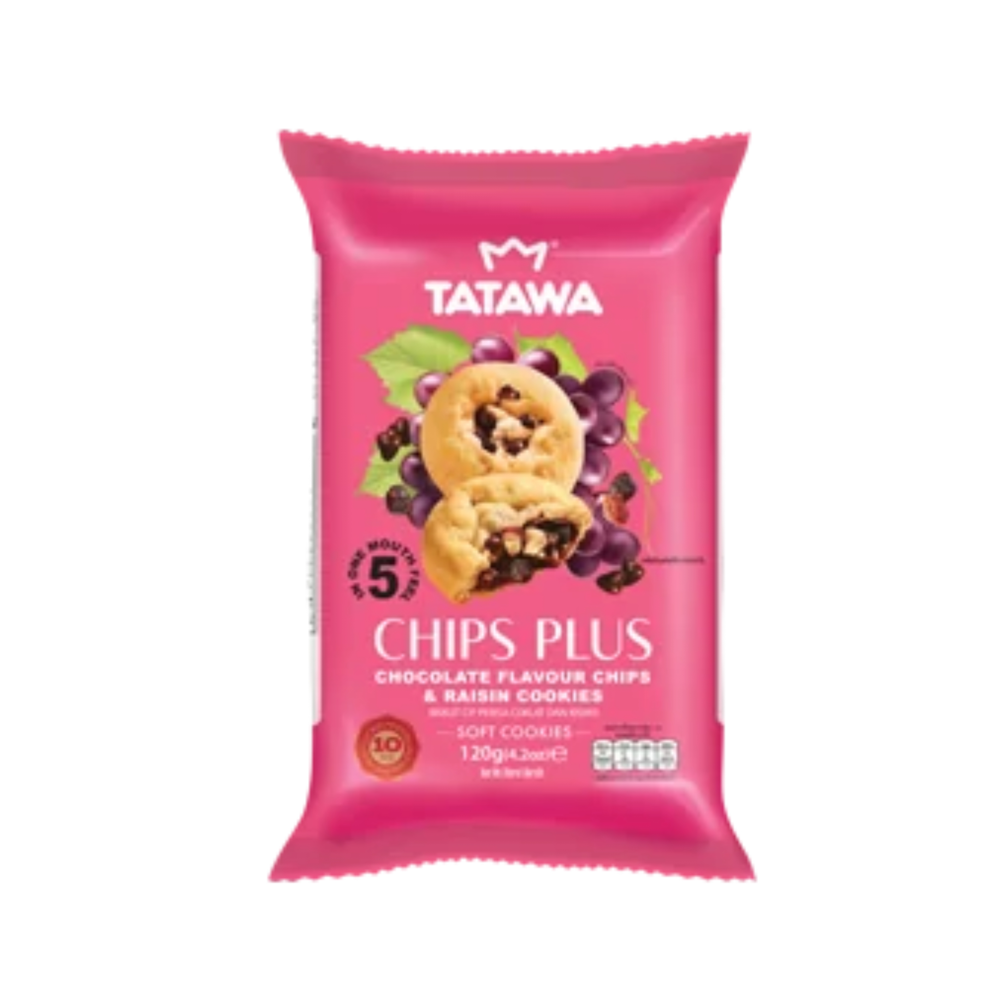 Tatawa Chips Plus Chocolate Soft Cookies 120g