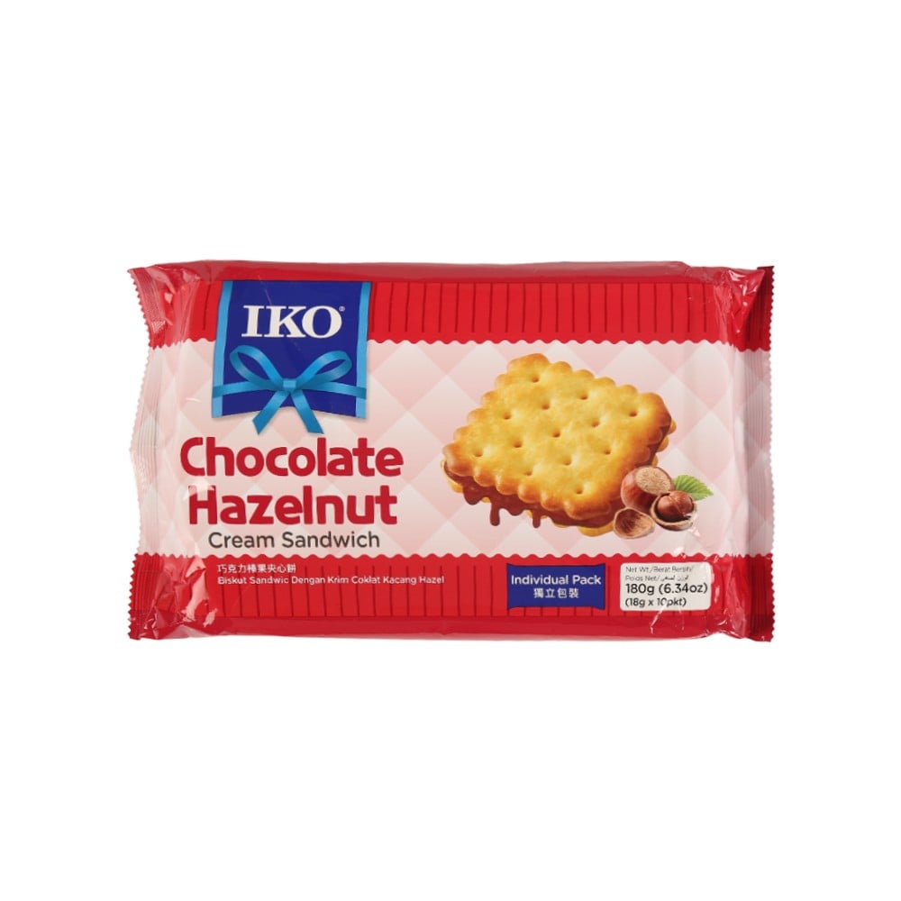 IKO Chocolate Hazelnut Cream Sandwich 180g