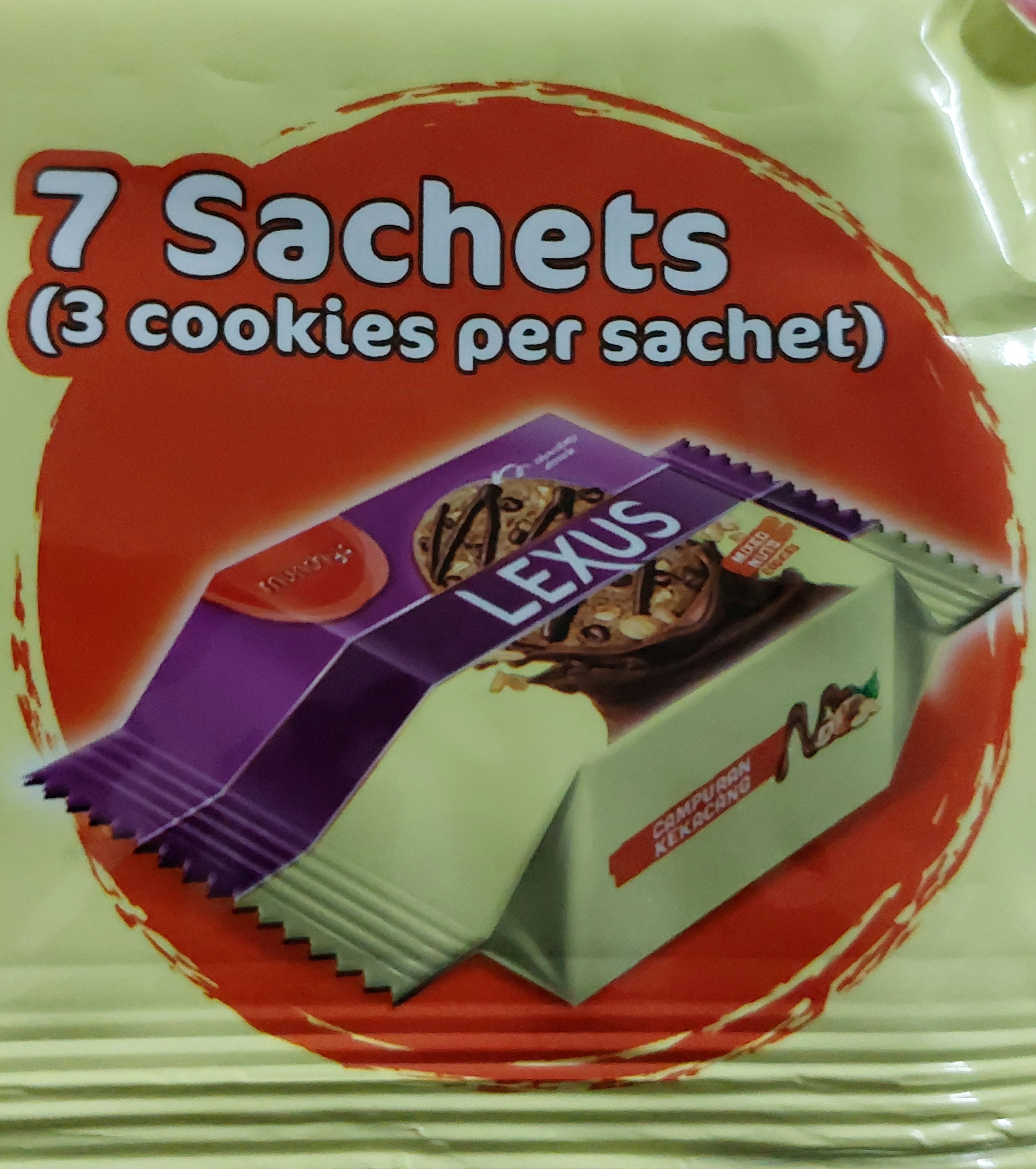 Munchy's Lexus Chocolate Chip Cookies Mixed Nuts 189g_img_1