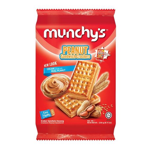 Munchy's Peanut Sandwich Crackers 230g