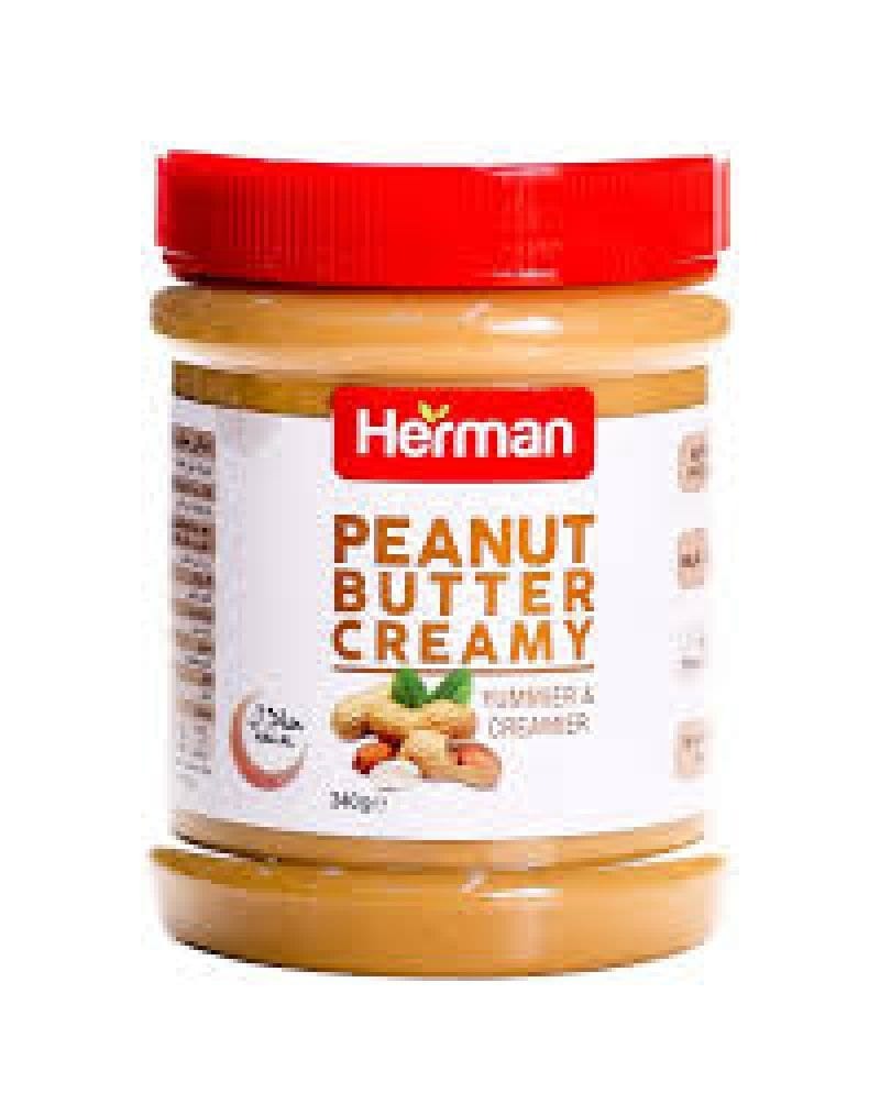 Herman creamy peanut butter 340g