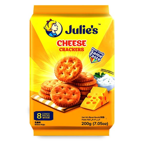 Julie's Cheese Crackers 200g