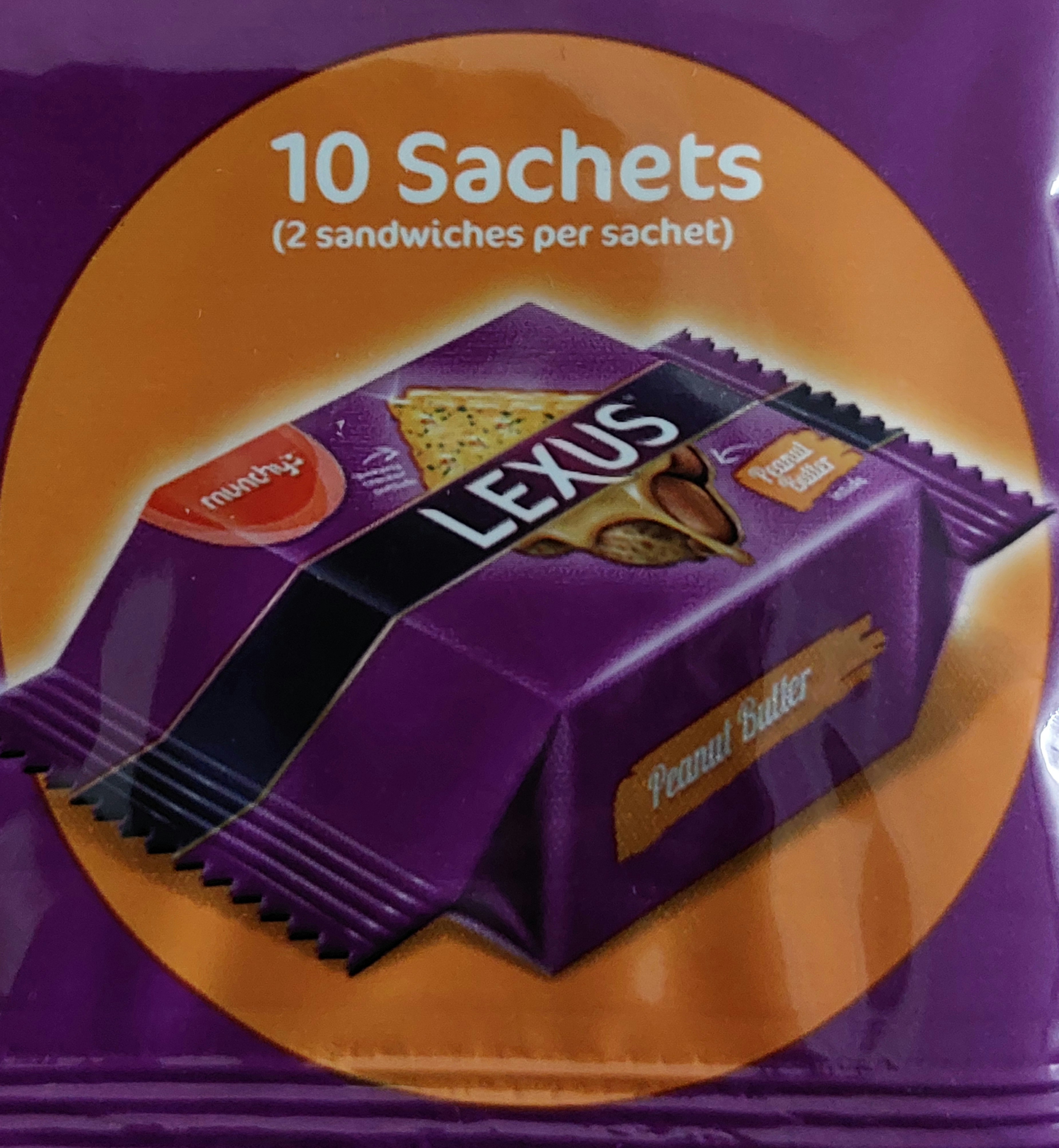 Munchy's Lexus Sandwich Calcium Cracker With Peanut Butter Cream 190g_img_1
