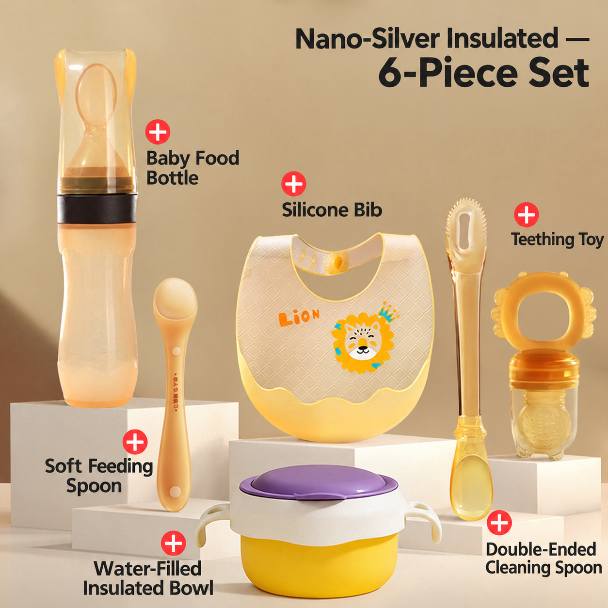 Children's Silicone Tableware suit
