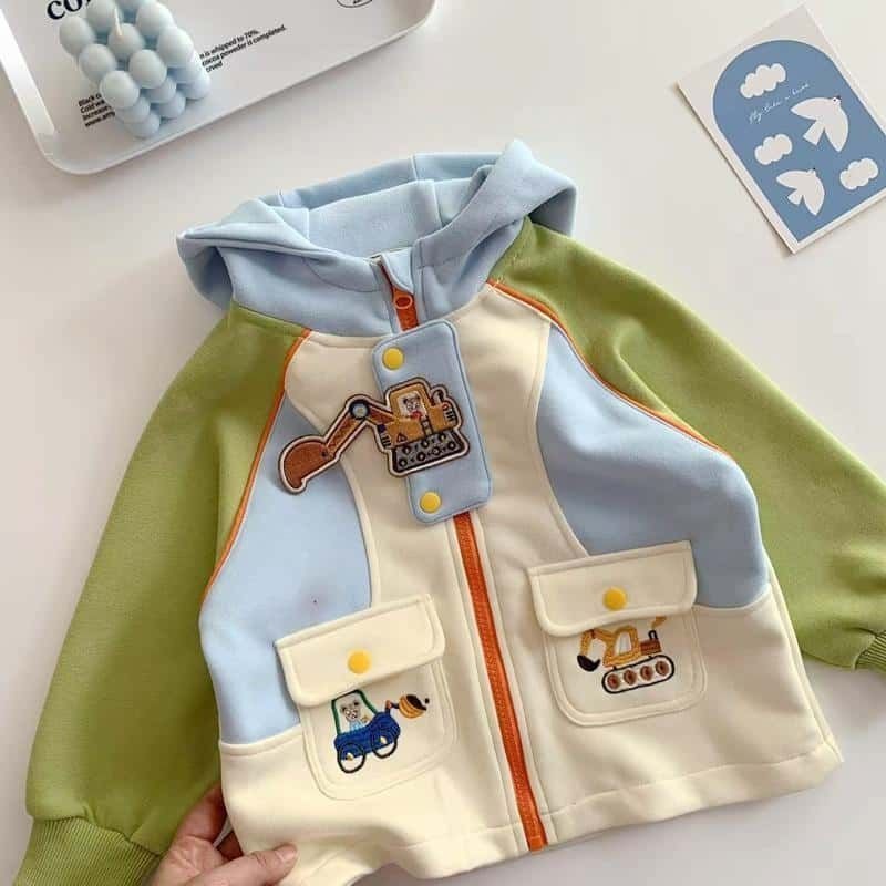 Children's jacket for boys, Japanese-style cartoon thumbnail 6