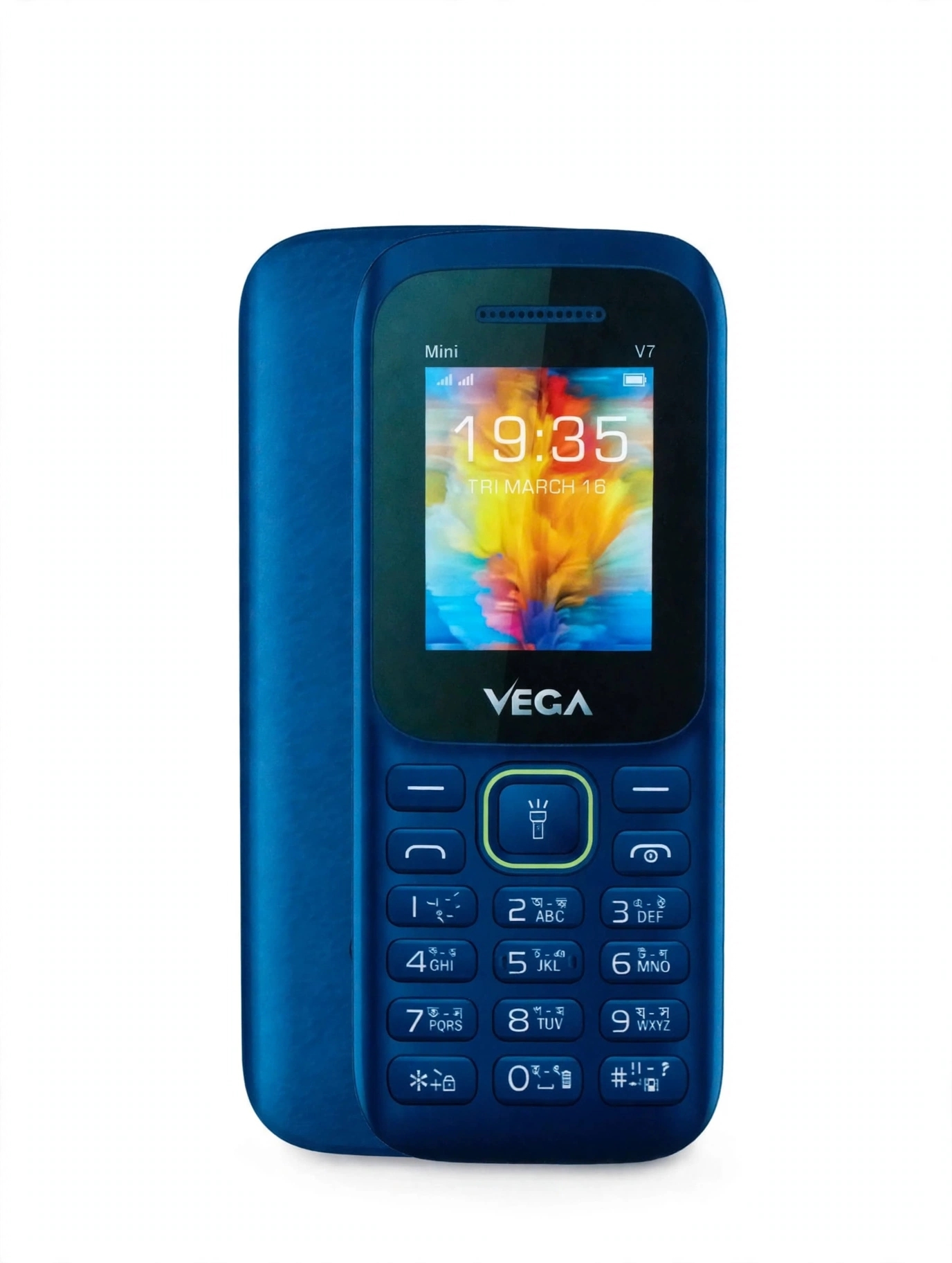VEGA V7 Mini Feature Phone - Dual SIM - 1000mAh Battery - Auto Call Recording - Made in Bangladesh_img_1