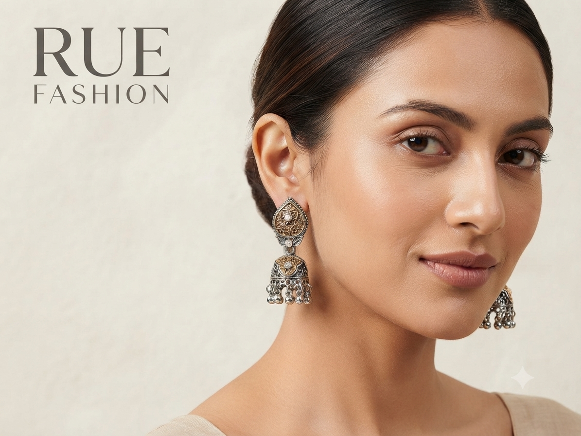 Golden Antique Jhumka