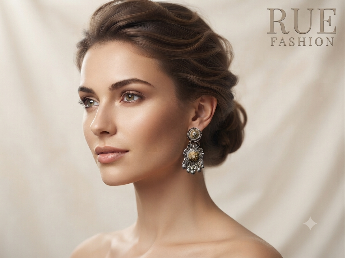 Bohemian Silver Dangle Earrings