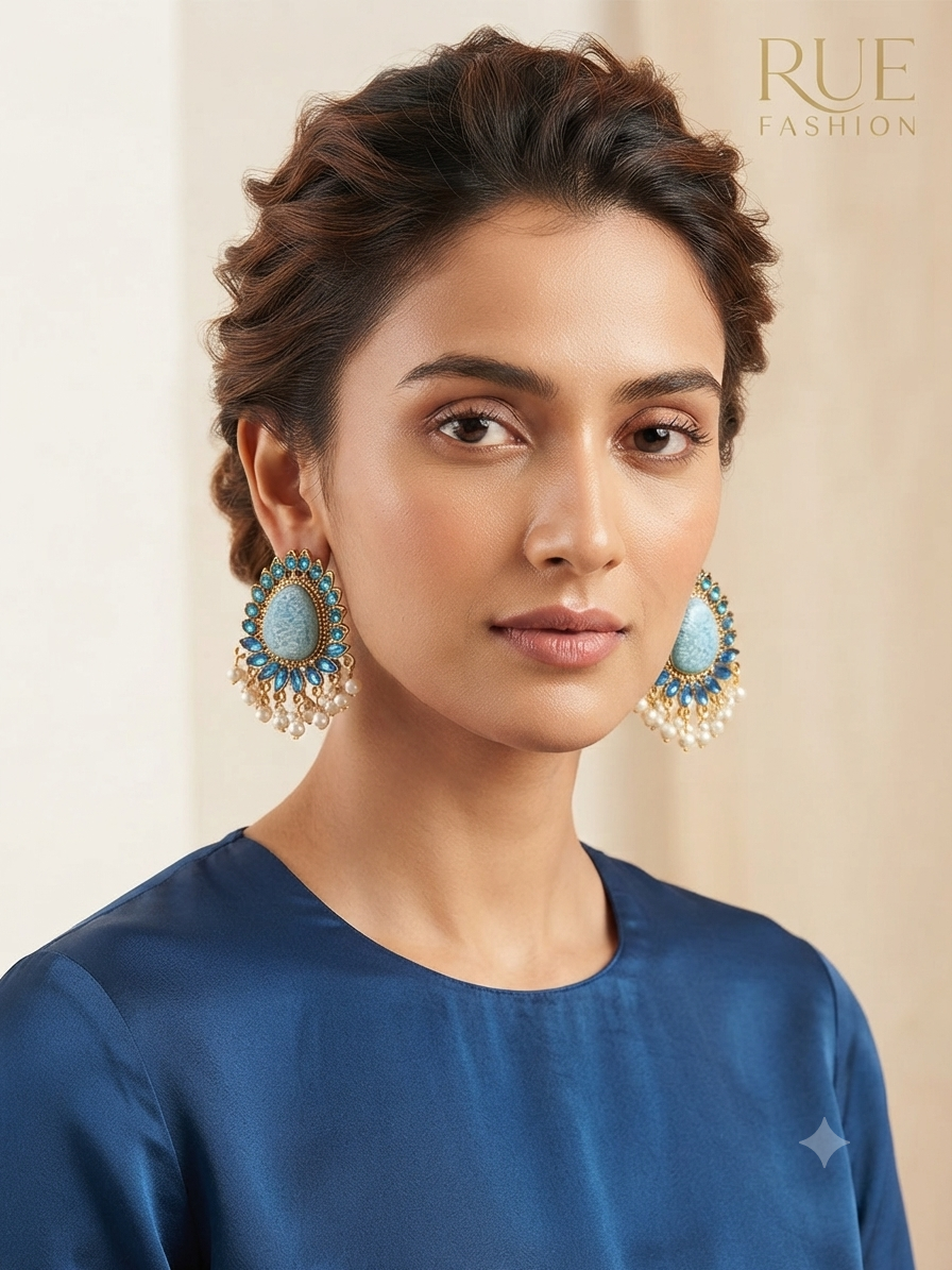 Azure Dewdrop Earrings
