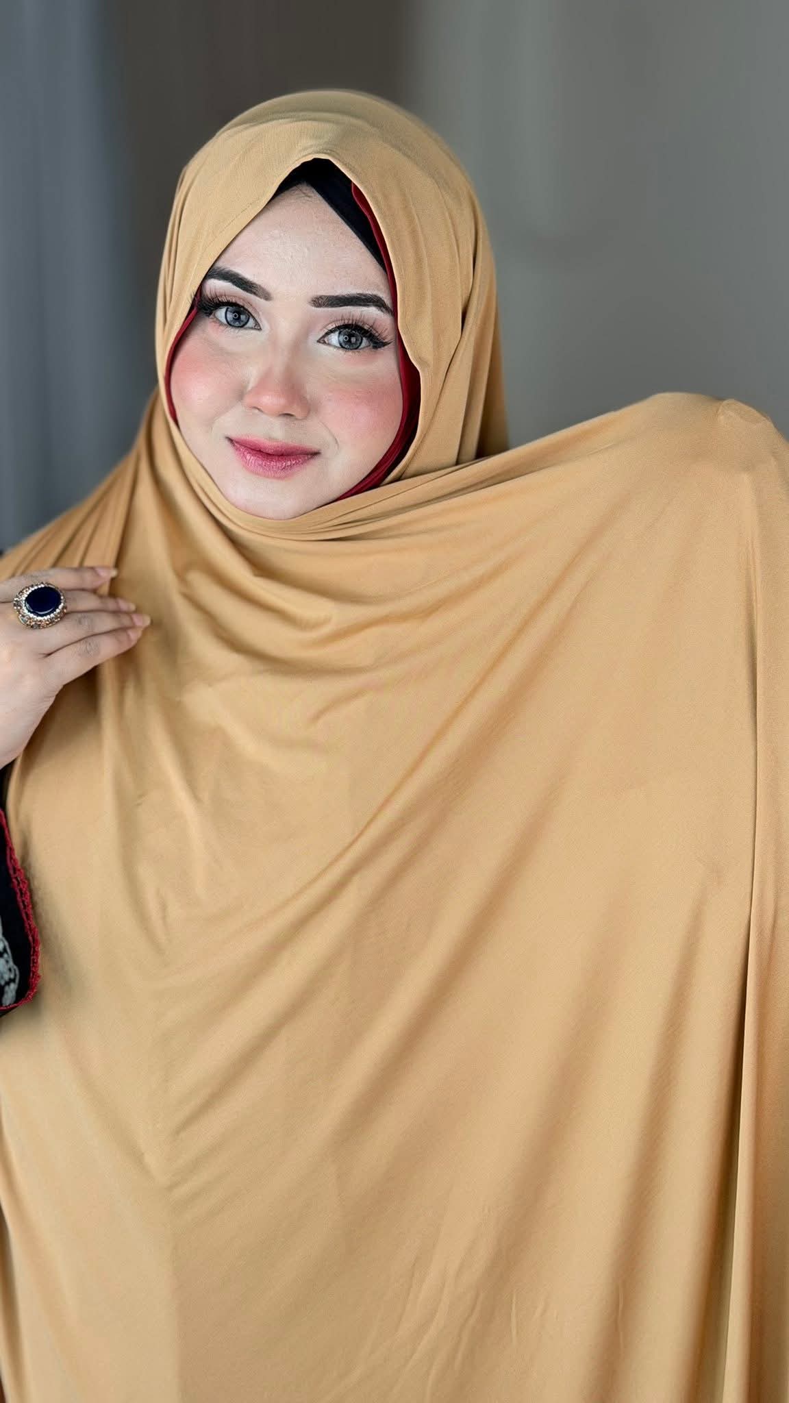 Premium Jersey Hijab - Gold_img_0