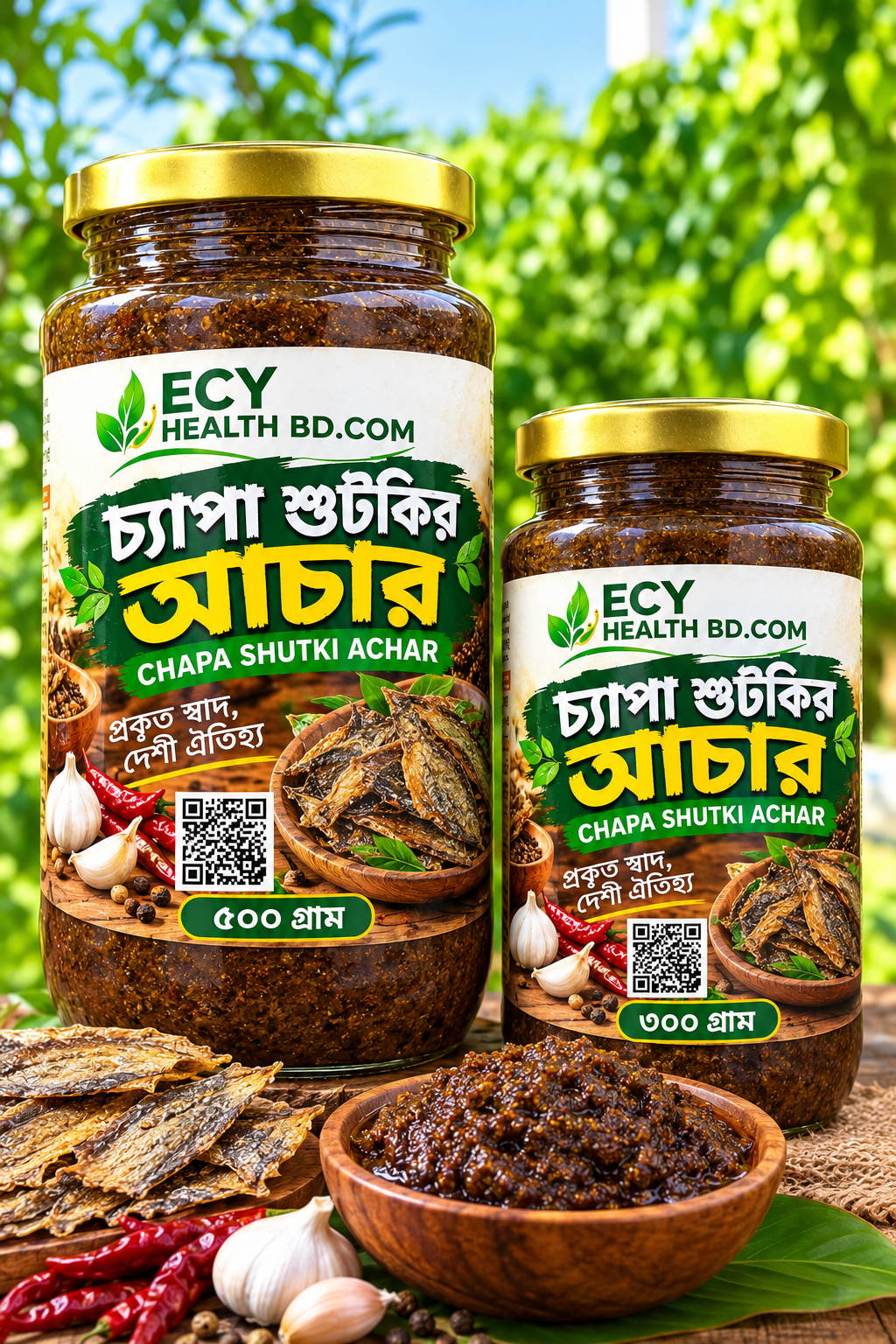 চ্যাপা শুটকির আচার — ECY HEALTH BD.COM