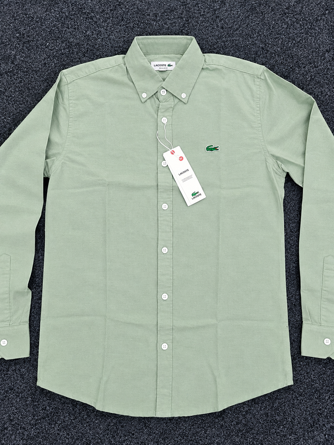 Light Green Solid Full Sleeve Shirt