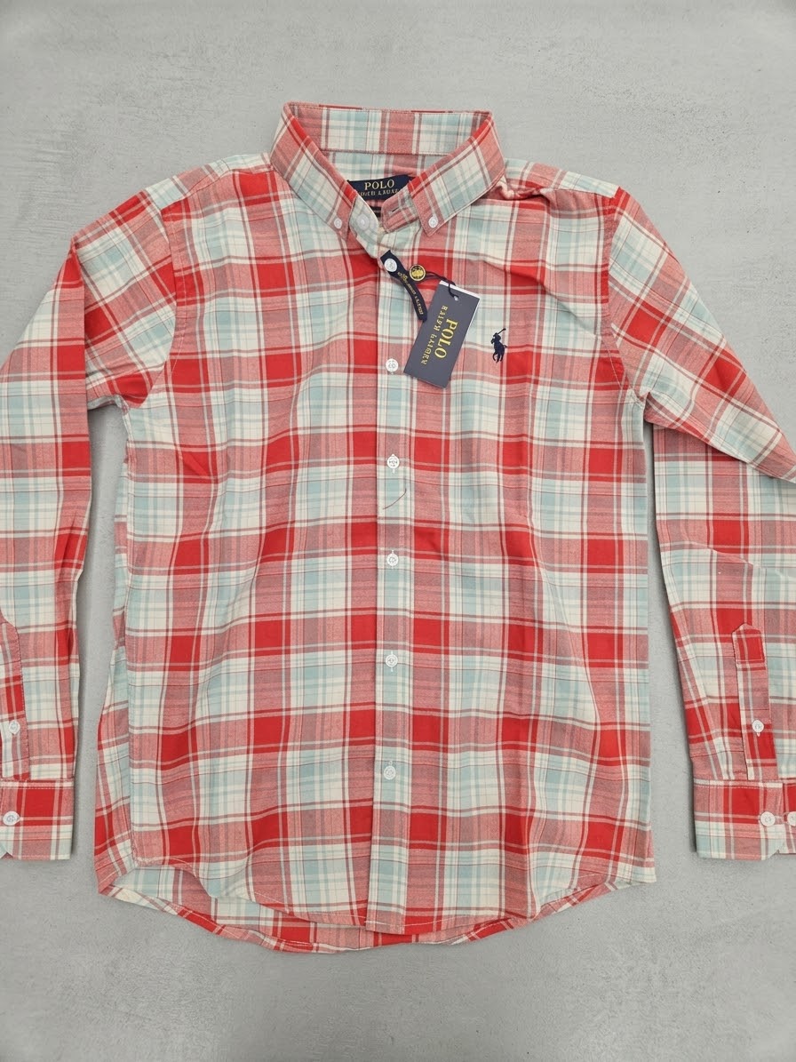 Red and white Chak Shirt full