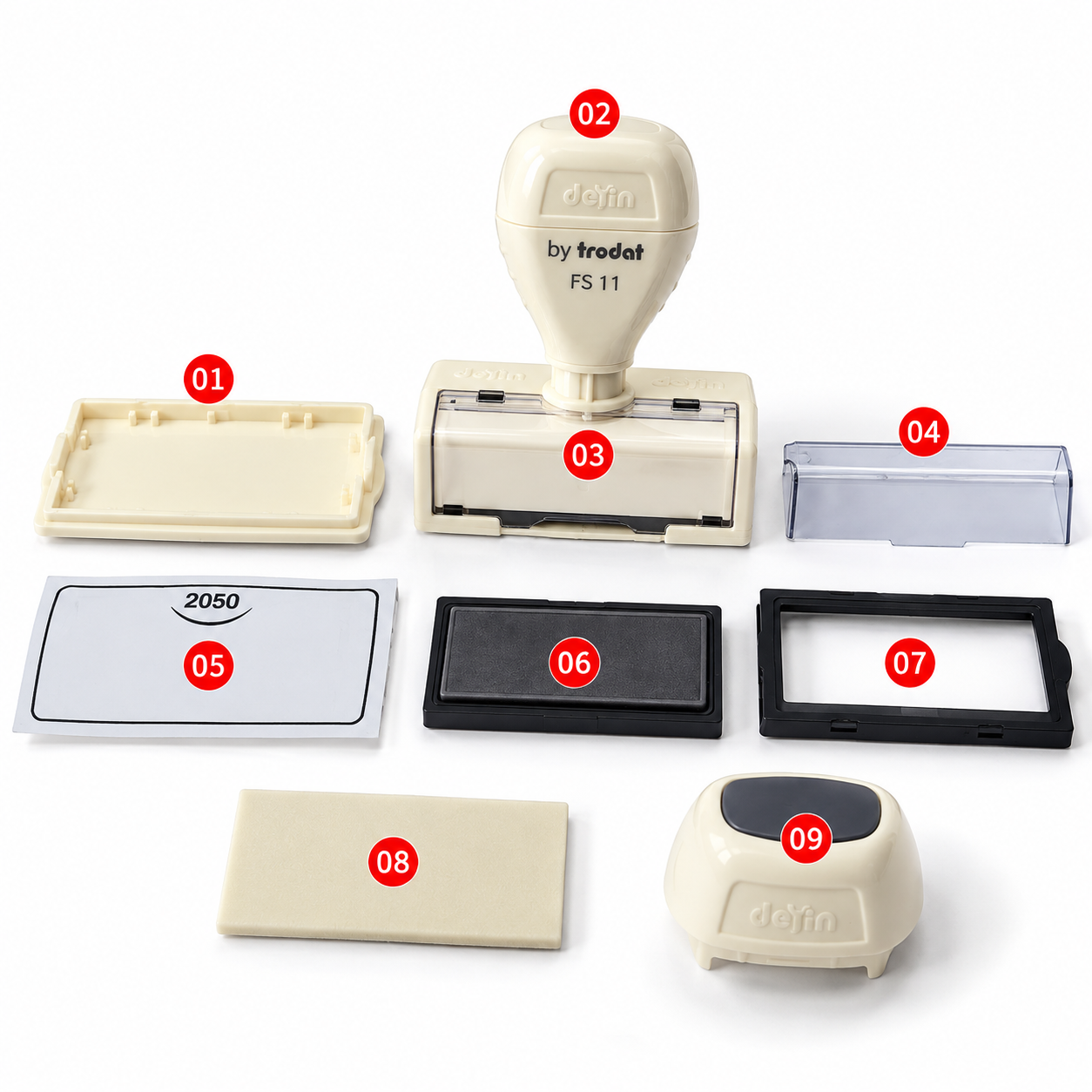 Trodat Delfin FS 11 Self-Inking Stamp_img_3