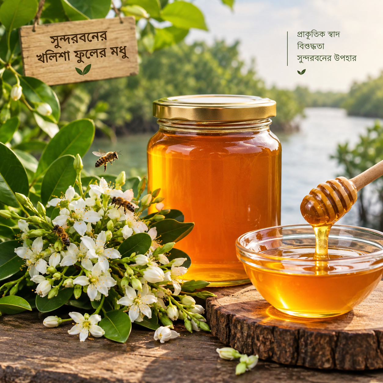 খলিশা ফুলের মধু - Sundarbans Kholisha Flower Honey_img_3