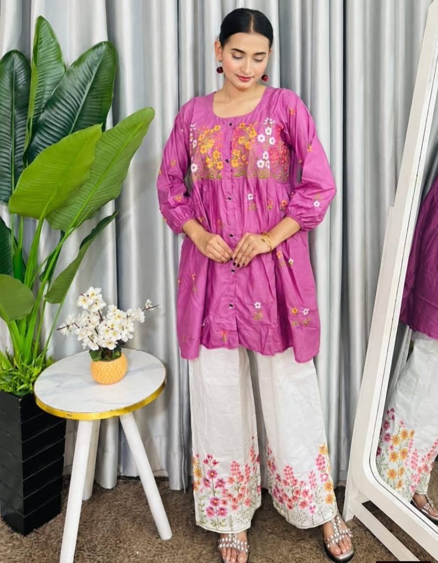 Arang Cotton Embroidered Two Piece | VELNOR Fashion_img_4