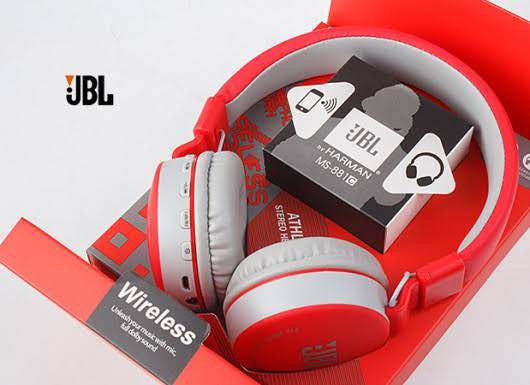 JBL 881A Wireless Bluetooth Headphone – Over-Ear Stereo Headset with Deep Bass, TF Card, FM Radio, AUX, Built-in Mic & Comfortable Cushion Design_img_2
