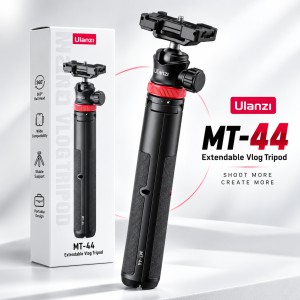Ulanzi MT-44 Extendable Vlog Tripod & Selfie Stick – 2-in-1 Professional Monopod with 360° Ball Head, Cold Shoe Mount, 1/4" Screw & Phone Holder for Smartphones & Cameras_img_0
