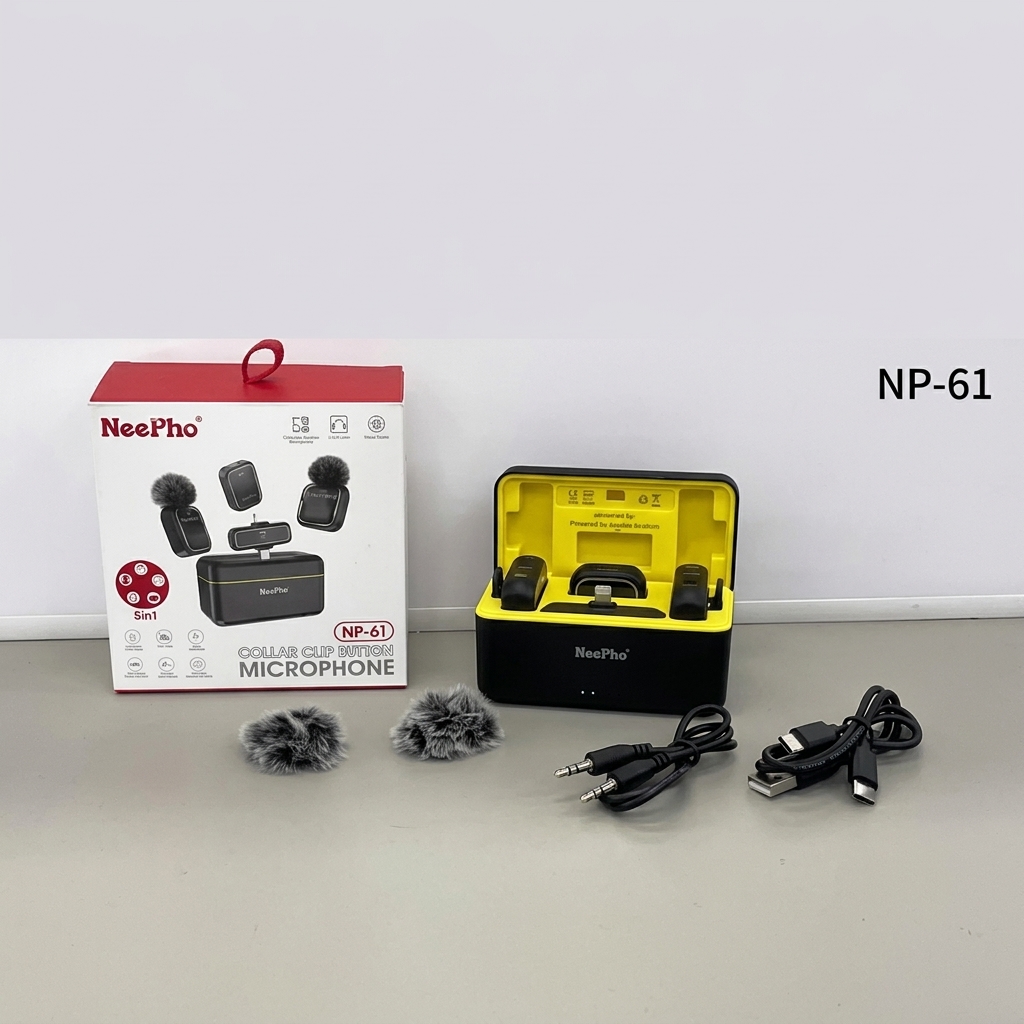 Neepho NP-61 Wireless Microphone For Type-C, iPhone & Camera_img_2