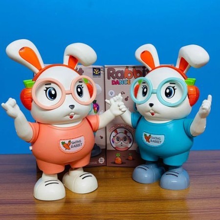 Dancing Rabbit Toy for Kids – Cute Musical Electric Bunny with Light & Sound_img_2