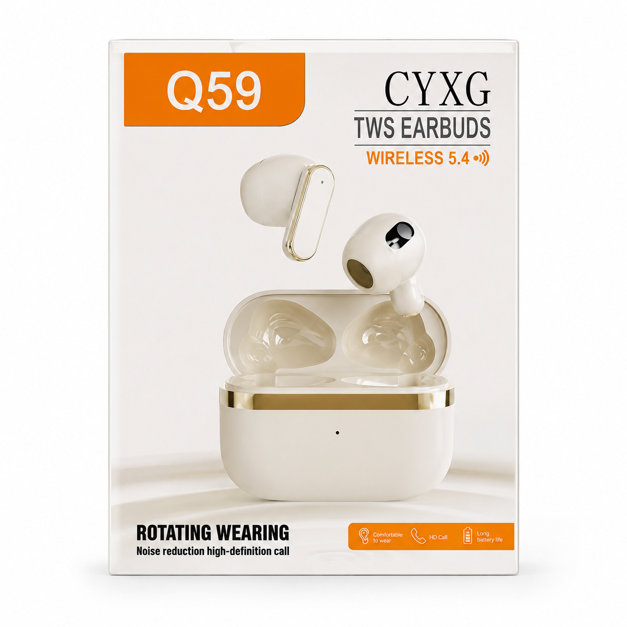 Q59 CYXG True Wireless Earbuds – Bluetooth 5.49 TWS with Hi-Fi Stereo Sound, Noise Reduction Calling, Touch Control & Portable Charging Case_img_5