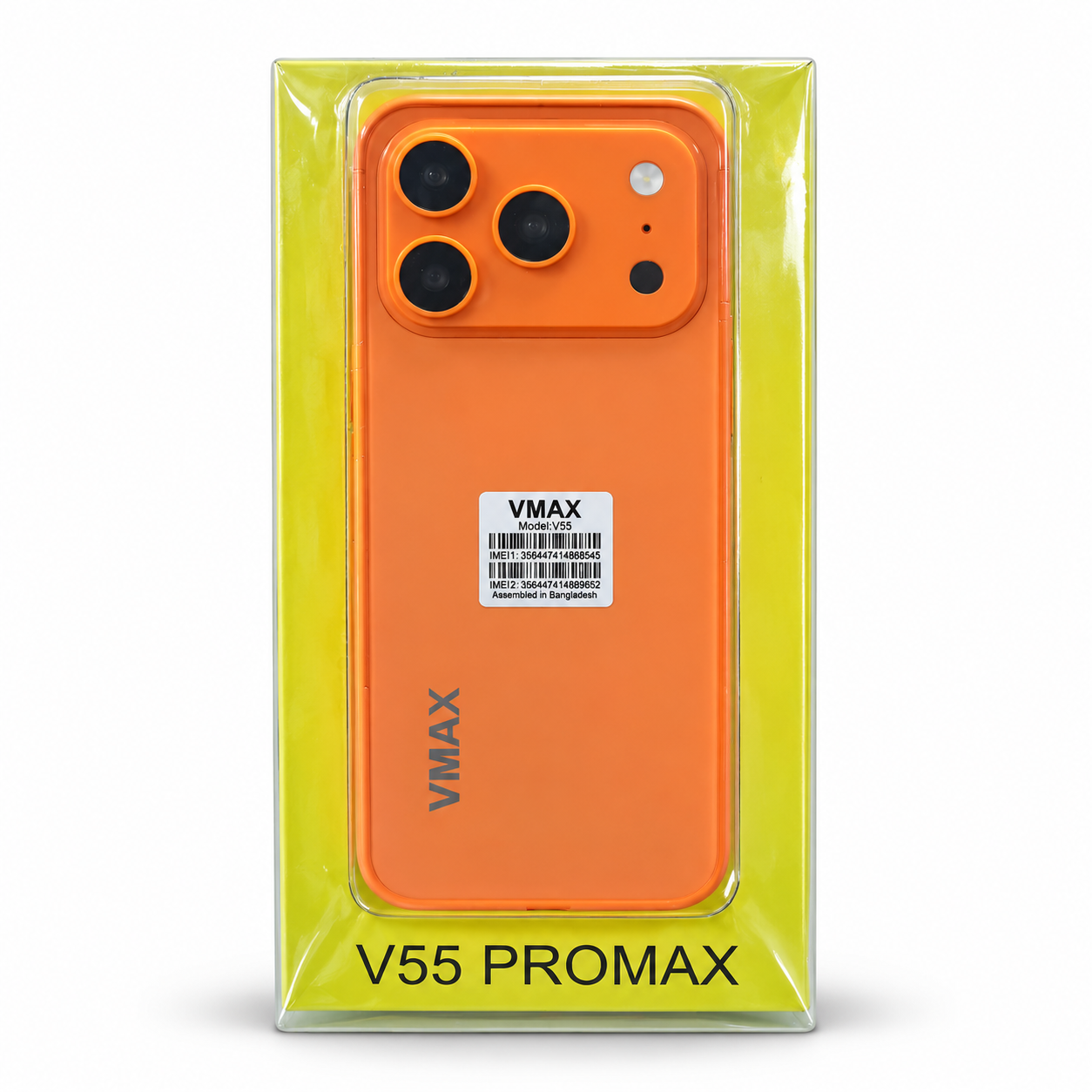 VMAX V55 PRO Max Feature Phone – 2.8 Inch HD Display, Slim Metal Body, 2500mAh Built-In Battery, Type-C Port, Wireless FM, Auto Call Recording & Dual SIM Support_img_4