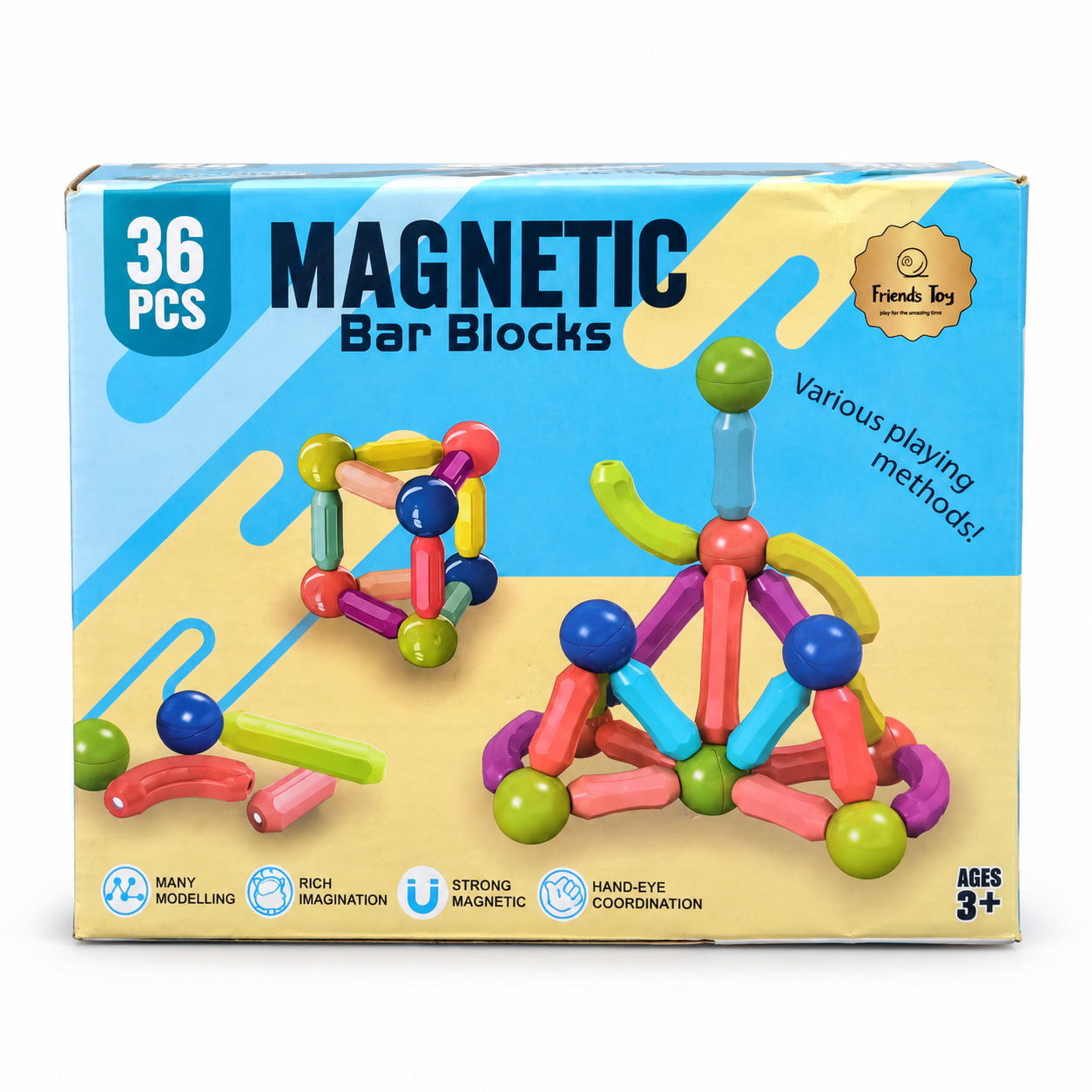 Big Size Magnetic Building Blocks Kid Toy Set Montessori Educational Magnetic Stick Building Bricks Construction Funny Toy Gift 36 pcs_img_4