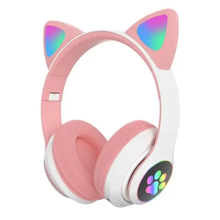 CAT STN-28 Wireless Cat Ear Headset – Bluetooth 5.0 Over-Ear Headphones with 40mm Speakers, 400mAh Battery, 7-Hour Playtime & Cute Stylish Design_img_4