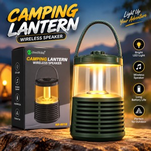 NewRixing NR-8018 3-in-1 Camping Lantern Wireless Speaker – LED Light, Power Bank, Bluetooth Speaker, FM Radio & TF Card Support for Outdoor Travel_img_0