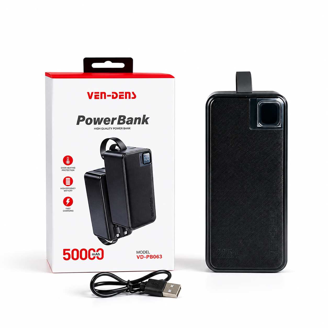 VEN-DENS 50000mAh Fast Charging Power Bank VD-PB063_img_2