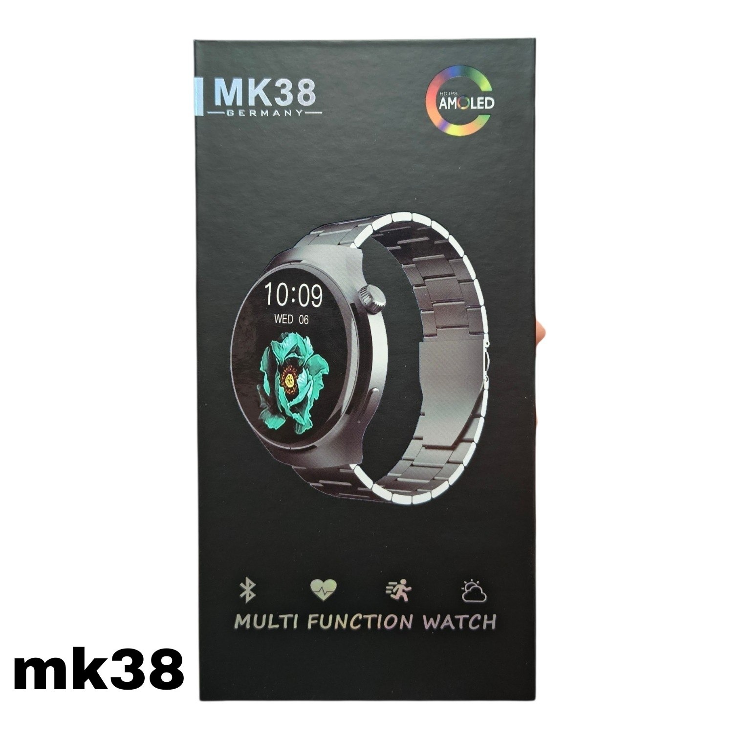 New MK38 Premium Round AMOLED HD display Germany Multi Function Smart Watch For Men_img_1