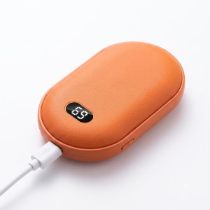 2-in-1 Rechargeable Hand Warmer & Portable Power Bank – Electric Pocket Hand Heater with Digital Temperature Display & Mobile Emergency Charger_img_0