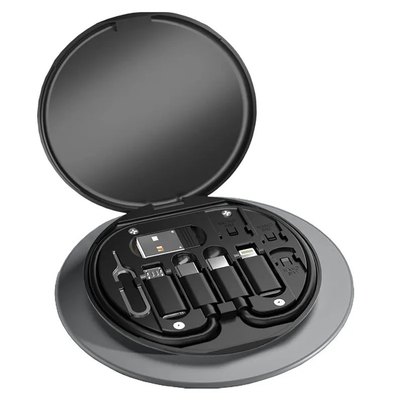 60W Fast Charging data cable 3 in 1 USB cable set storage set box_img_3