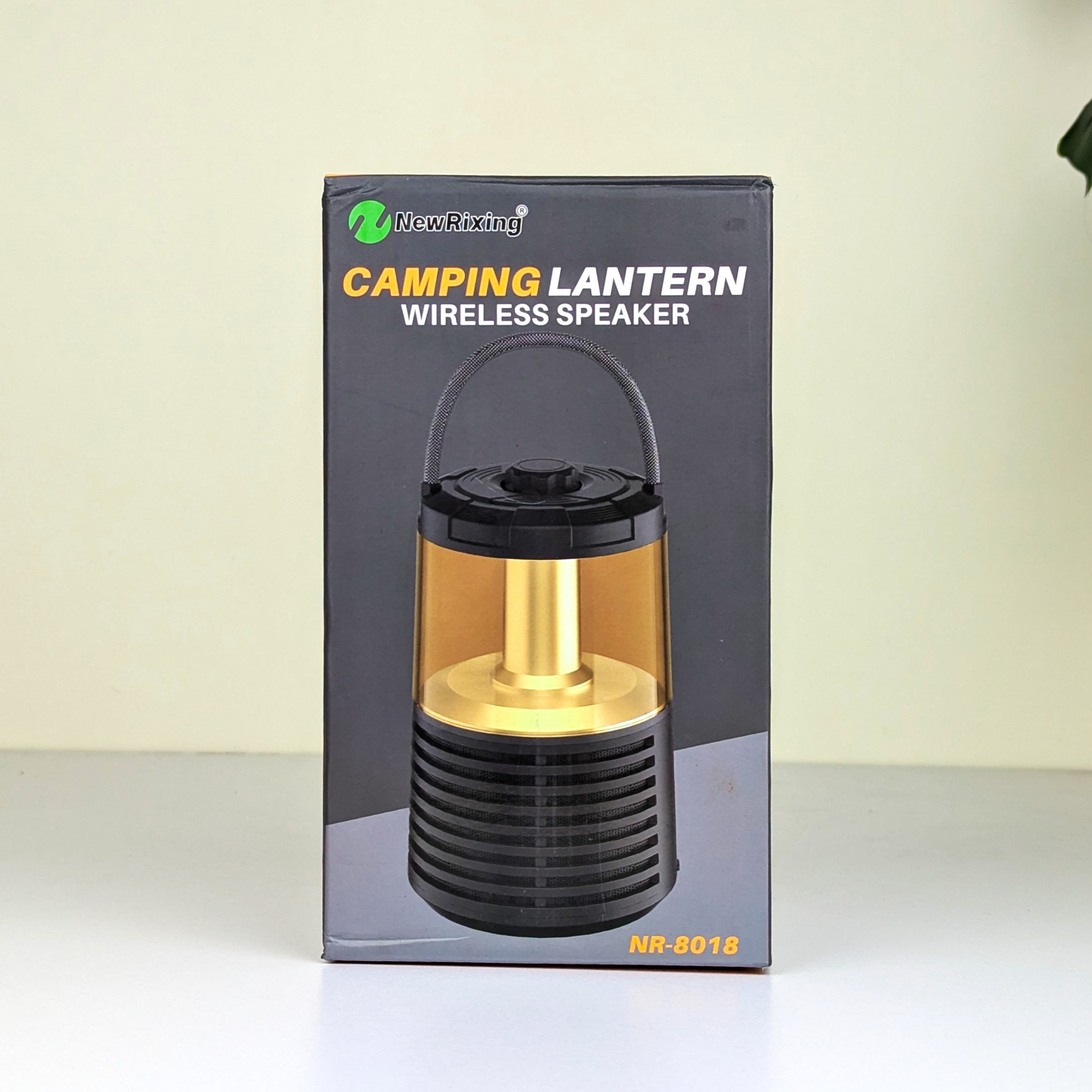 NewRixing NR-8018 3-in-1 Camping Lantern Wireless Speaker – LED Light, Power Bank, Bluetooth Speaker, FM Radio & TF Card Support for Outdoor Travel_img_5