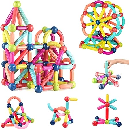 Big Size Magnetic Building Blocks Kid Toy Set Montessori Educational Magnetic Stick Building Bricks Construction Funny Toy Gift 36 pcs_img_3