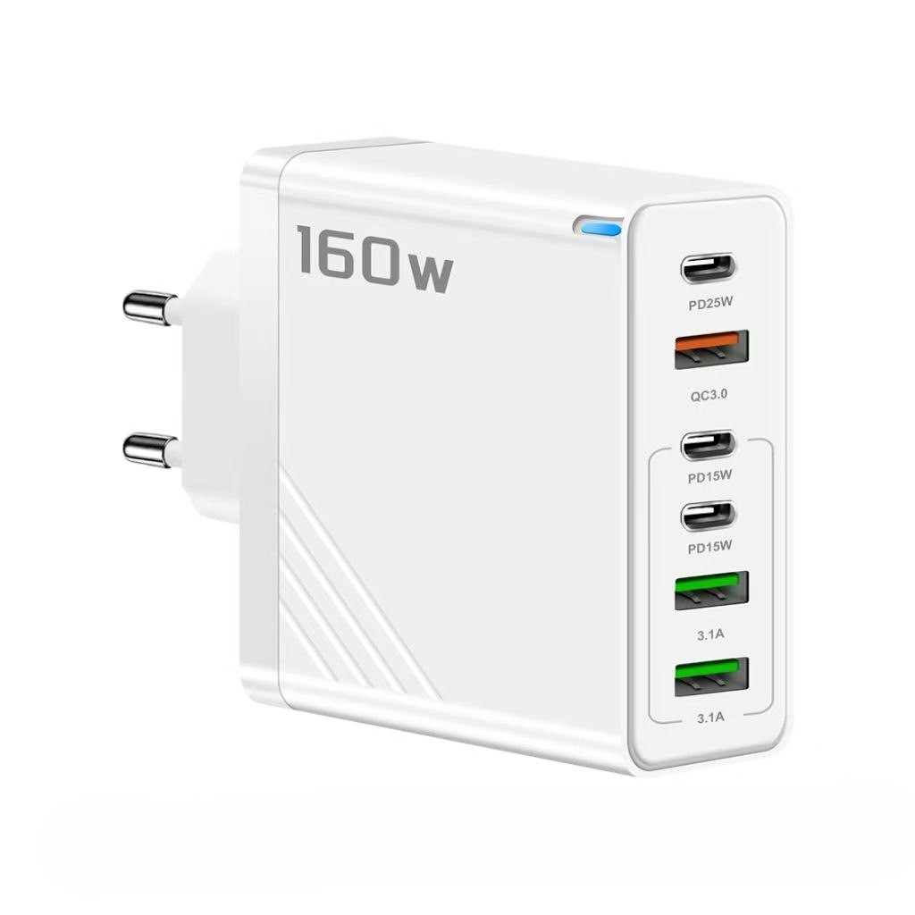 160W Super Fast Multi-Port GaN Charger with 6-in-1 Power Delivery_img_3