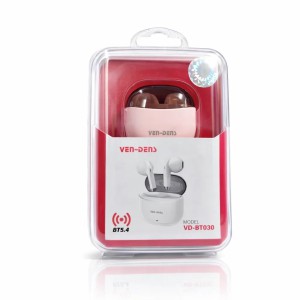 VEN-DENS VD-BT030 True Wireless Earbuds – Bluetooth 5.4 TWS with Transparent Design, Silicone Mic, Smart Touch Control & 300mAh Case_img_0