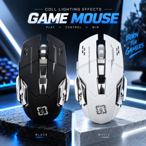 T1 & T2 Professional Wireless Gaming Mouse | Rechargeable Battery | Cool Backlight for FPS Shooter_img_0