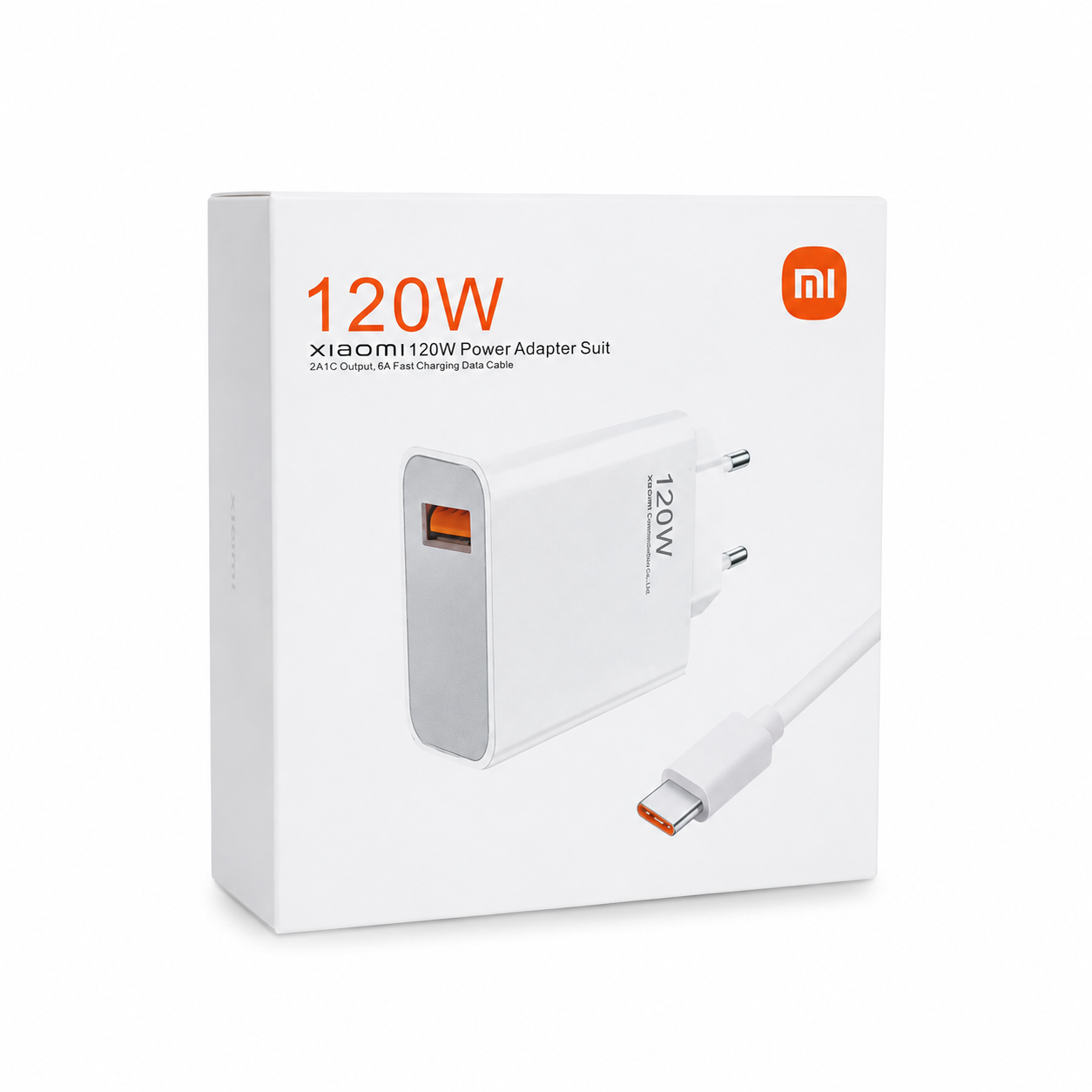 Xiaomi 120W Power Adapter Suit – Fast Wall Charger with 6A Fast Charging Data Cable & 2A1C Output Support_img_3